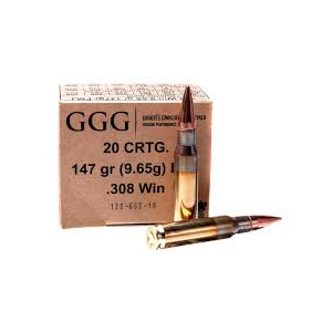 GGG 308 Winch. FMJ/147gr