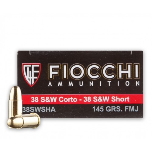 FIOCCHI 38 S&W SHORT  FMJ