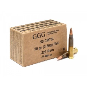 GGG 223 Rem. FMJ  55gr/3,56g.