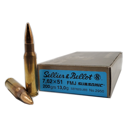 308 Winchester (7,62X51) SUBSONIC  FMJ/ 13,0g