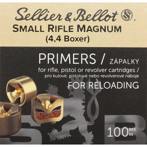 ZÁPALKY S&B SMALL RIFLE MAGNUM 4,4 Boxer