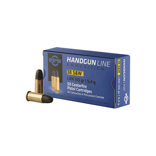 38 S&W LRN 145gr.(9,4g.) PPU
