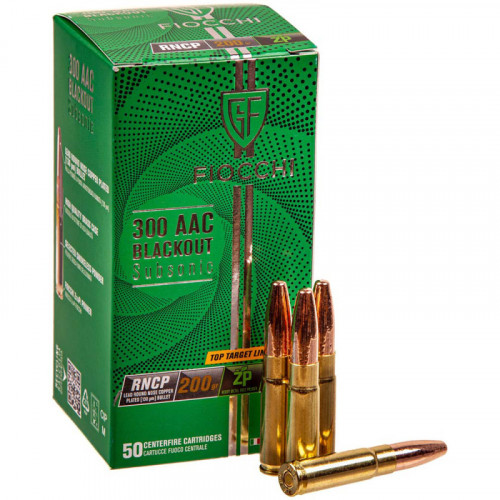 FIOCCHI  300 AAC BLACKOUT-Subsonic RNCP/200gr.